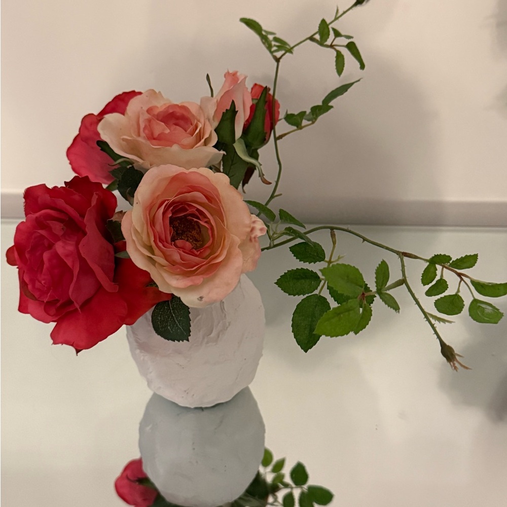 Elegant Floral Arrangement in White Vase